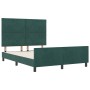 Estructura de Cama Verde Oscuro 160x200 cm Terciopelo | Foro24.es | Tu tienda online para hogar, jardín y más Foro24.es