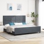 Estructura de Cama de Terciopelo Gris Oscuro  200x200 cm | Foro24.es | Tu tienda online para hogar, jardín y más Foro24.es
