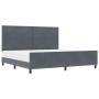 Estructura de Cama de Terciopelo Gris Oscuro  200x200 cm | Foro24.es | Tu tienda online para hogar, jardín y más Foro24.es