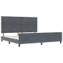Estructura de Cama de Terciopelo Gris Oscuro  200x200 cm | Foro24.es | Tu tienda online para hogar, jardín y más Foro24.es