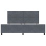 Estructura de Cama de Terciopelo Gris Oscuro  200x200 cm | Foro24.es | Tu tienda online para hogar, jardín y más Foro24.es