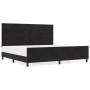 Estructura de Cama de Terciopelo Negro  200x200 cm | Foro24.es | Tu tienda online para hogar, jardín y más Foro24.es