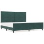 Estructura de Cama Verde Oscuro 200x200 cm Terciopelo | Foro24.es | Tu tienda online para hogar, jardín y más Foro24.es