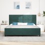 Estructura de Cama Verde Oscuro 200x200 cm Terciopelo | Foro24.es | Tu tienda online para hogar, jardín y más Foro24.es