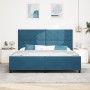 Estructura de Cama  Azul Oscuro 200x200 cm Terciopelo | Foro24.es | Tu tienda online para hogar, jardín y más Foro24.es