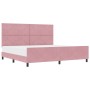 Estructura de Cama  Rosa 200x200 cm Terciopelo | Foro24.es | Tu tienda online para hogar, jardín y más Foro24.es