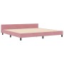 Estructura de Cama  Rosa 200x200 cm Terciopelo | Foro24.es | Tu tienda online para hogar, jardín y más Foro24.es
