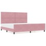 Estructura de Cama  Rosa 200x200 cm Terciopelo | Foro24.es | Tu tienda online para hogar, jardín y más Foro24.es