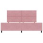 Estructura de Cama  Rosa 200x200 cm Terciopelo | Foro24.es | Tu tienda online para hogar, jardín y más Foro24.es