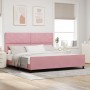 Estructura de Cama  Rosa 200x200 cm Terciopelo | Foro24.es | Tu tienda online para hogar, jardín y más Foro24.es