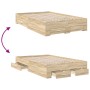 Marco de cama con cajones roble claro 120x190 cm Madera de calidad de , Camas y somieres - Ref: Foro24-3345116, Precio: 188,3...