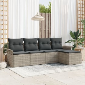 Comprar Conjunto de sofá de jardín de 5 piezas
