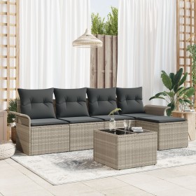 Comprar Conjunto de sofá de jardín de 6 piezas