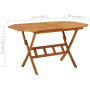 Juego de comedor de jardín 5 piezas madera maciza de acacia de vidaXL, Conjuntos de jardín - Ref: Foro24-3086996, Precio: 348...