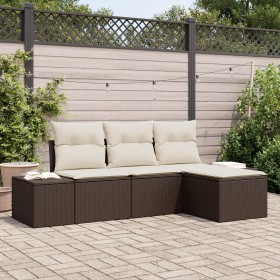 Comprar Juego de Sofá de Jardín de 4 Piezas con