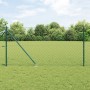 Cerca de Eslabones de Cadena con 13 Postes de Pica 1.2x25 m de Acero Galvanizado de , Paneles de vallas - Ref: Foro24-3351170...