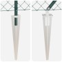 Cerca de Eslabones de Cadena con 13 Postes de Pica 1.2x25 m de Acero Galvanizado de , Paneles de vallas - Ref: Foro24-3351170...