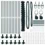 Cerca de Malla Juego de 2 Verde Metal, Alambre Recubierto Grande | Foro24.es | Tu tienda online para hogar, jardín y más Foro24.es
