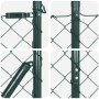 Cerca de Malla Juego de 2 Verde Metal, Alambre Recubierto Grande | Foro24.es | Tu tienda online para hogar, jardín y más Foro24.es