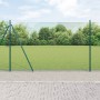 Cerca de Alambre Soldado con 7 Postes Flangados Verde 1.6x10 m Acero | Foro24.es | Tu tienda online para hogar, jardín y más Foro24.es