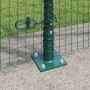 Cerca de Alambre Soldado con 7 Postes Flangados Verde 1.6x10 m Acero | Foro24.es | Tu tienda online para hogar, jardín y más Foro24.es