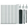 Cerco de Alambre Soldado con 13 Postes Flangados Verde 0.4x25 m de Acero de , Paneles de vallas - Ref: Foro24-3352421, Precio...