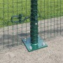 Cerca de Alambre Soldado con 13 Postes Flanged Verde 0.4x25 m Acero | Foro24.es | Tu tienda online para hogar, jardín y más Foro24.es