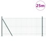 Valla de Alambre Soldado con 13 Postes Flangeados Verde 0.8x25 m Acero | Foro24.es | Tu tienda online para hogar, jardín y más Foro24.es