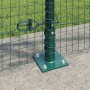 Cerca de Alambre Soldado con 13 Postes Flangeados Verde 1x25 m Acero de , Paneles de vallas - Ref: Foro24-3352438, Precio: 15...