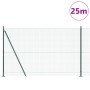 Cerca de Alambre Soldado con 13 Postes con Flange Verde 1.5x25 m Acero de , Paneles de vallas - Ref: Foro24-3352448, Precio: ...
