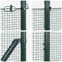 Cerca de alambre soldado de con 13 postes verdes 1.5x25 m de acero de , Paneles de vallas - Ref: Foro24-3352447, Precio: 197,...