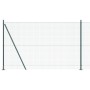 Cerca de Alambre Soldado con 13 Postes con Flange Verde 1.5x25 m Acero de , Paneles de vallas - Ref: Foro24-3352448, Precio: ...