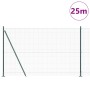 Cerca de alambre soldado con 13 postes verdes de 1.6x25 m de acero de , Paneles de vallas - Ref: Foro24-3352453, Precio: 196,...