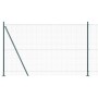 Cerca de alambre soldado con 13 postes verdes de 1.6x25 m de acero de , Paneles de vallas - Ref: Foro24-3352453, Precio: 196,...