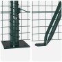 Cerca de Alambre Soldado con 13 Postes Flangados Verde 1x50 m Acero | Foro24.es | Tu tienda online para hogar, jardín y más Foro24.es