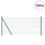 Cerca de Alambre Soldado con 13 Postes Flangados Verde 0.8x100 m de Acero | Foro24.es | Tu tienda online para hogar, jardín y más Foro24.es