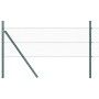 Cerca Hexagonal Verde 0.5x10 m Acero, Postes de cerca 7 pcs Verde Ø32 mm 100 cm Acero galvanizado de , Postes de cerca - Ref:...