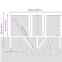 Cerca Hexagonal  Verde 0.8x10 m Acero, Postes para Cerca  7 pcs Verde Ø32 mm 120 cm Acero Galvanizado | Foro24.es | Tu tienda online para hogar, jardín y más Foro24.es