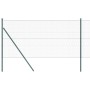 Cerca Hexagonal  Verde 1.4x10 m Acero, Postes de Cerca  7 pcs Verde Ø32 mm 190 cm Acero Galvanizado | Foro24.es | Tu tienda online para hogar, jardín y más Foro24.es