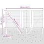 Cerca Hexagonal  Verde 1.4x10 m Acero, Postes de Cerca  7 pcs Verde Ø32 mm 190 cm Acero Galvanizado | Foro24.es | Tu tienda online para hogar, jardín y más Foro24.es