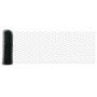 Cerca Hexagonal Verde 0.6x25 m Acero, Postes de Cerca 13 pcs Verde Ø32 mm 100 cm Acero Galvanizado de , Postes de cerca - Ref...