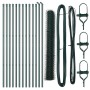 Juego de Cercado Set de 2 Verde Metal 25 x 1.2 m Duradero de , Postes de cerca - Ref: Foro24-3352678, Precio: 123,40 €, Descu...