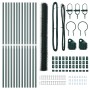 Juego de cercas Set de 2 Verde Metal 25m x 1.5m Duradero de , Postes de cerca - Ref: Foro24-3352686, Precio: 143,05 €, Descue...