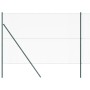Valla Hexagonal  Verde 1.6x25 m Acero, Postes de valla  13 pcs Verde Ø32 mm 210 cm Acero galvanizado | Foro24.es | Tu tienda online para hogar, jardín y más Foro24.es