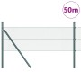 Cerca Hexagonal  Verde 0.5x50 m de Acero, Postes de Cerca  13 pcs Verde Ø32 mm 100 cm de Acero Galvanizado | Foro24.es | Tu tienda online para hogar, jardín y más Foro24.es