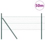 Cerca Hexagonal  Verde 0.5x50 m Acero, Postes de Cerca  13 pcs Verde Ø32 mm 100 cm Acero Galvanizado | Foro24.es | Tu tienda online para hogar, jardín y más Foro24.es