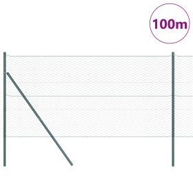 Comprar Valla Hexagonal Verde 1.2x100 m Acero