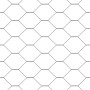 Cerca Hexagonal  Gris 1.4x10 m Acero, Postes de Cerca  7 pcs Gris Ø32 mm 190 cm Acero Galvanizado | Foro24.es | Tu tienda online para hogar, jardín y más Foro24.es