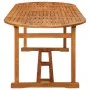 Set de comedor de jardín 11 piezas madera maciza de acacia de vidaXL, Conjuntos de jardín - Ref: Foro24-3086975, Precio: 720,...