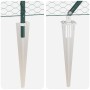 Cerca Hexagonal  Verde 0.4x25 m Acero, Postes de Cerca  con Punta 13 pcs Ø32 mm 60 cm Acero Galvanizado | Foro24.es | Tu tienda online para hogar, jardín y más Foro24.es